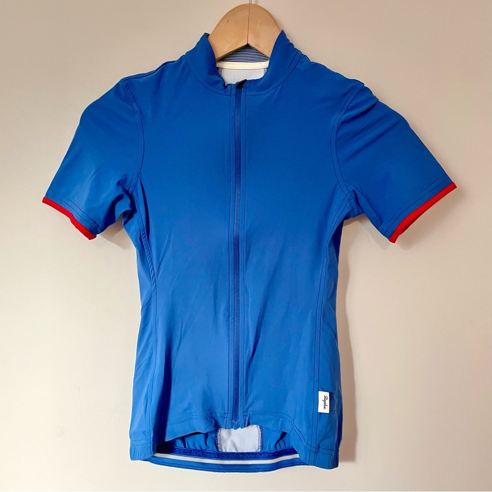 Rapha Women's Souplesse Jersey Blue Size Extra Small Cycling Biking